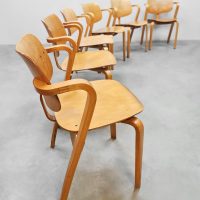 Finnish vintage Aslak dining chairs eetkamerstoelen Ilmari Tapiovaara Asko 1960s