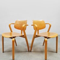 Finnish vintage Aslak dining chairs eetkamerstoelen Ilmari Tapiovaara Asko 1960s