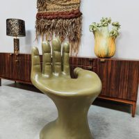 New design fiber hand-chair glasvezel hand-stoel 'Moss Green'