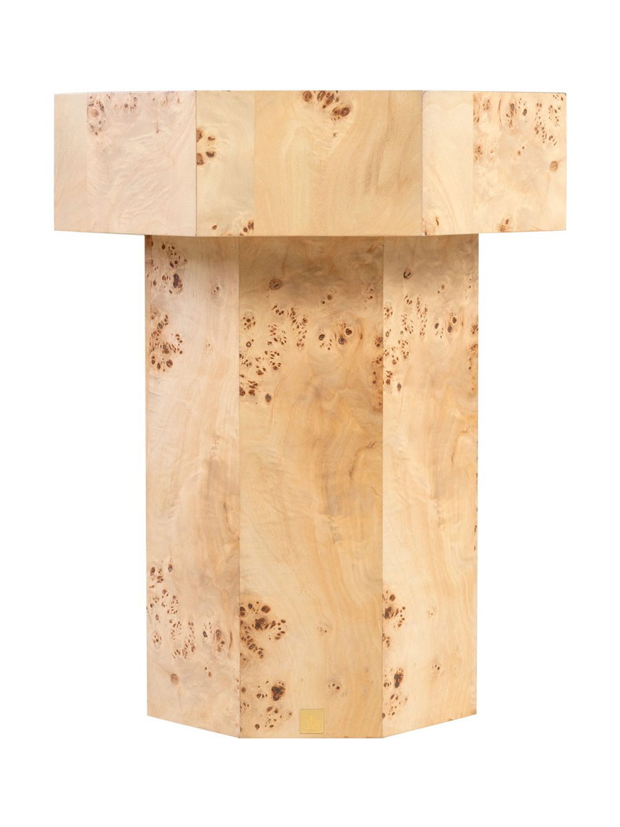 New design wooden side table houten bijzettafel