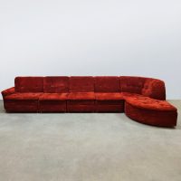 midcentury vintage modular sofa modulaire elementen lounge bank jaren 70 design