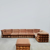 midcentury design modular lounge sofa modulaire elementen bank jaren 1970s