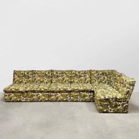 Vintage modular sofa modulaire elementen bank 'Botanical vibes'