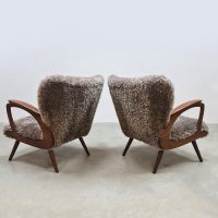 Vintage interior design wingback chairs lounge fauteuils