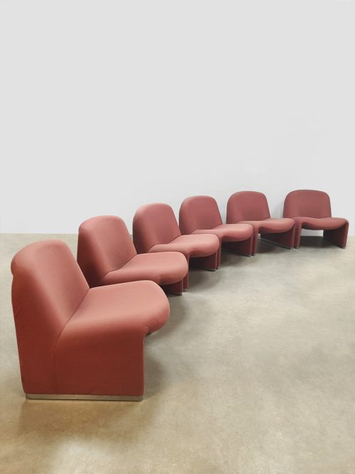 Vintage design lounge set Alky chairs fauteuils Giancarlo Piretti Artifort