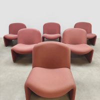 Midcentury furniture interior design lounge set Alky chairs Giancarlo Piretti Artifort