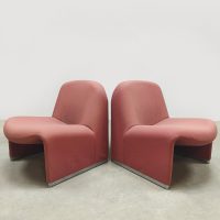 Vintage design lounge set Alky chairs Giancarlo Piretti Artifort