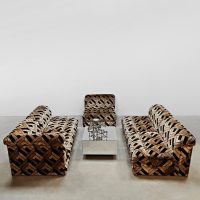 Vintage interior design modular sofa elementen bank ‘Geometric Deluxe'