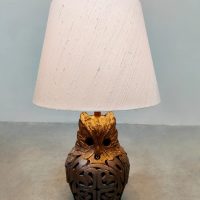 Midcentury interior ceramic owl lamps keramieken uilen lampen