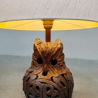 Vintage ceramic owl lamps keramieken uilen lampen