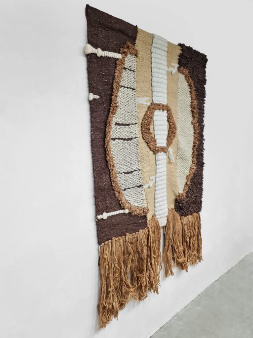 HKliving tapestry rug wall art wandtapijt 'Earth tones'