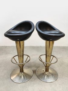 Vintage French cone barstools 'Madmen style'