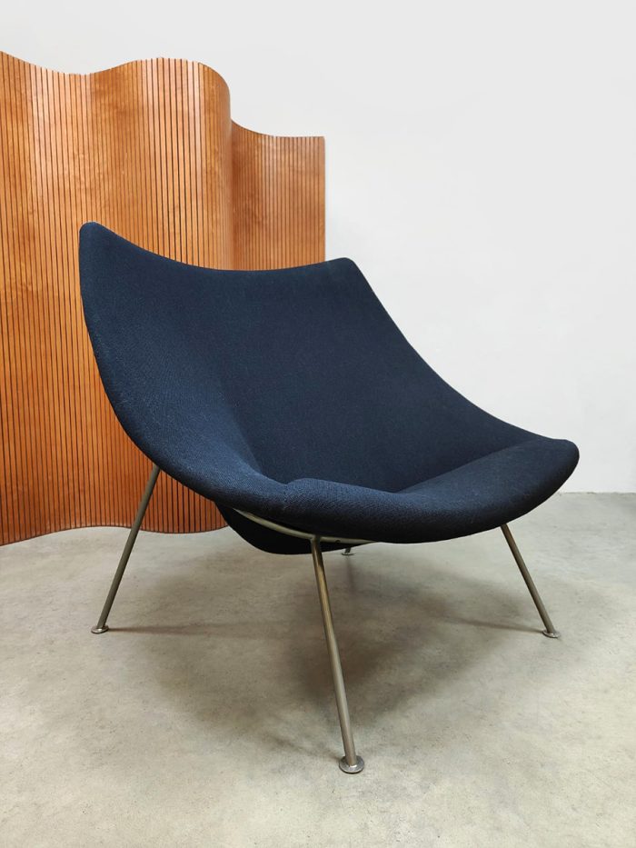 Vintage design Artifort 'Oyster' lounge chair fauteuil Pierre Paulin F157