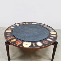 Heinz Lilienthal vintage design coffee table'E8'salontafel Agate & Stone