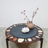 Heinz Lilienthal vintage design coffee table'E8'salontafel Agate & Stone