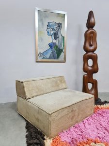 Cor trio vintage design seating element modular sofa modulaire bank zit element one seater