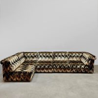 Midcentury furniture design modular sofa elementen bank 'graphic print'