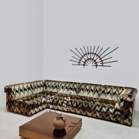 Vintage modular lounge sofa modulaire elementen bank 'Graphic'