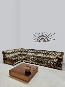 Vintage modular lounge sofa modulaire elementen bank 'Graphic'