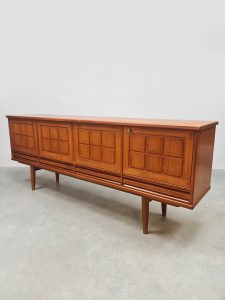 Midcentury Scandinavian sideboard vintage credenza Nordas Bruk 1960s