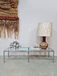 Midcentury chrome sidetables Converta serie Herman Miller