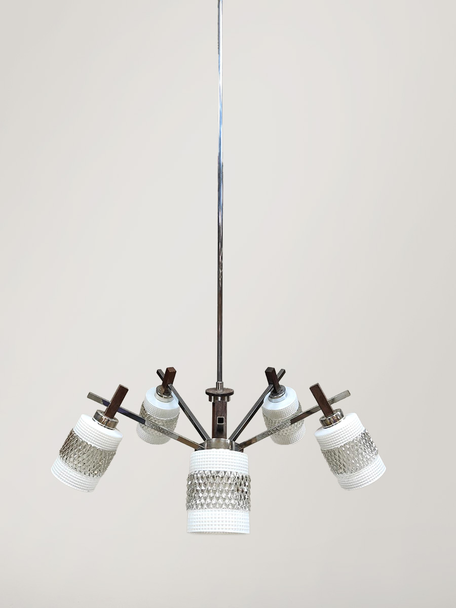 Vintage design Space age chandelier pendant lamp hanglamp 1970