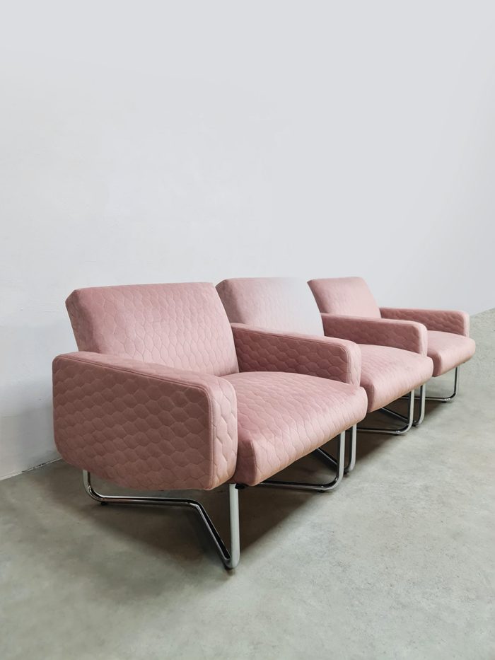 Vintage modular sofa lounge chair 'Nude tone'