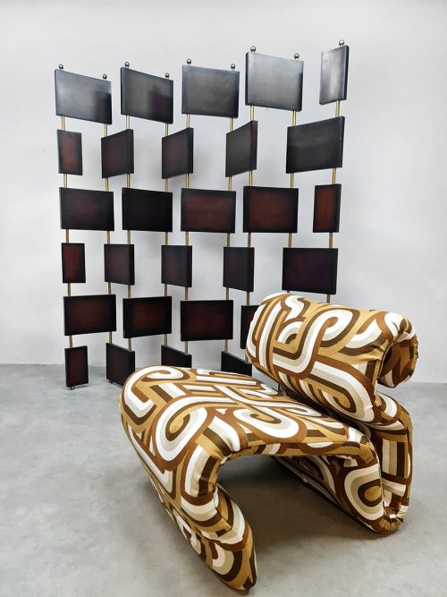 Swedish design Etcetera easy chair vintage fauteuil Jan Ekselius 1970 'Geometric'