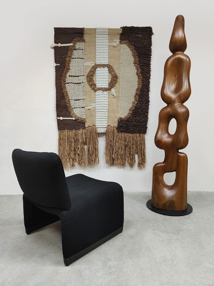 Vintage lounge easy chair Mad men style