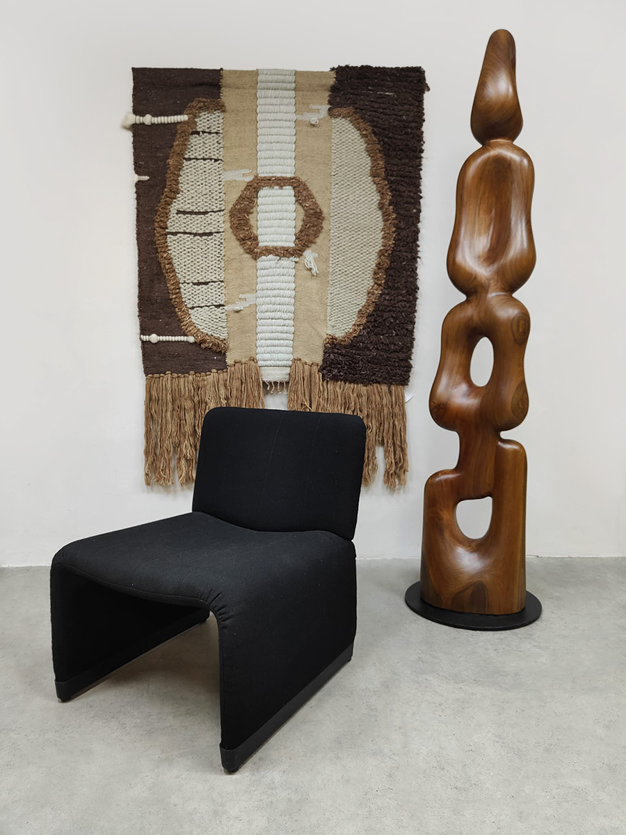 Vintage lounge easy chair Mad men style