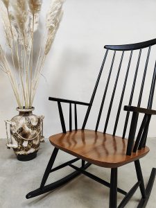 Scandinavian design spindle rocking chair midcentury Ilmari Tapiovaara