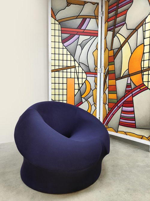 Italian design Up 2000 series Up3 lounge chair vintage fauteuil Gaetano Pesce B&B Italia