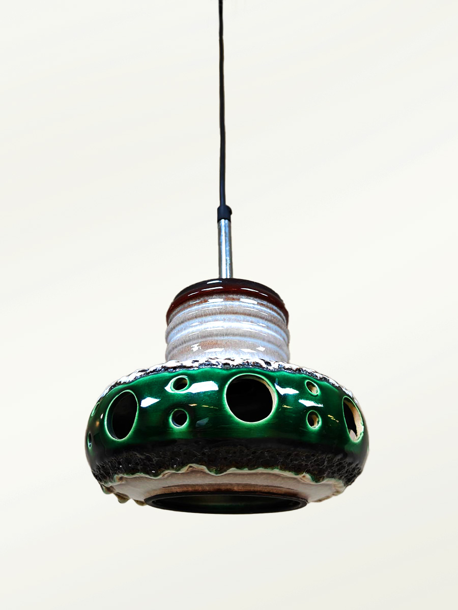 Midcentury interior Dutch design fat lava pendant lamp hanglamp Herda 1970 Midcentury interior Dutch design fat lava pendant lamp hanglamp Herda 1970