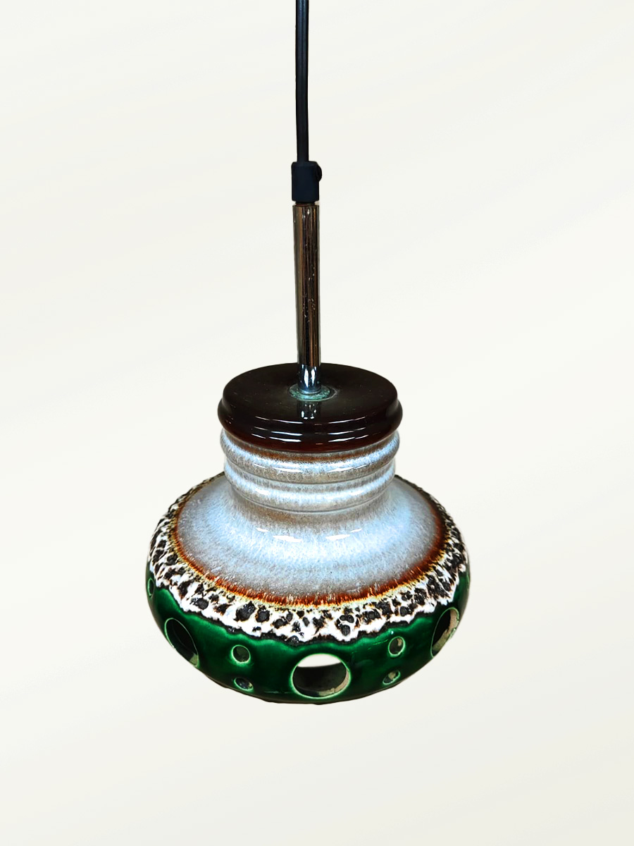 Midcentury interior Dutch design fat lava pendant lamp hanglamp Herda 1970 Midcentury interior Dutch design fat lava pendant lamp hanglamp Herda 1970