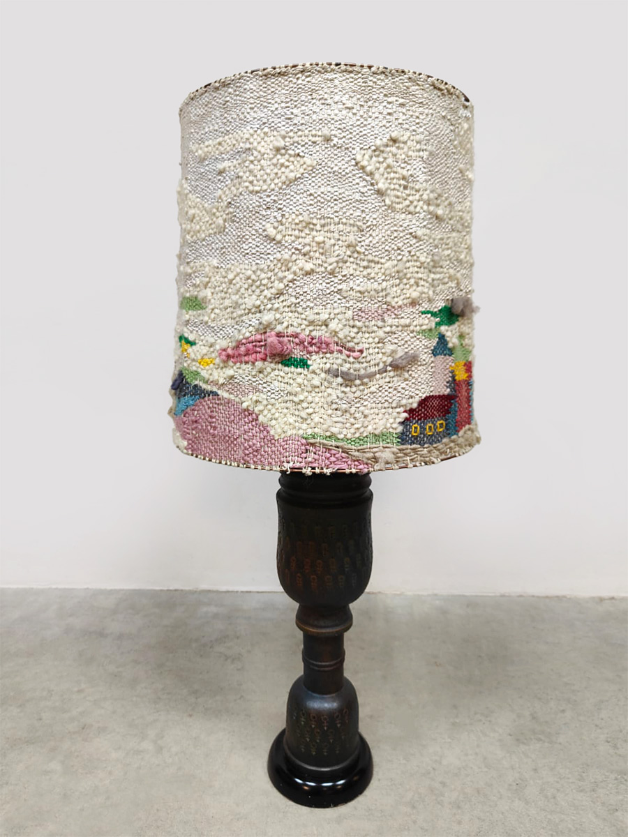 Italian vintage ceramic table lamp Bitossi XL keramieken tafellamp Aldo Londi Midcentury interior Italian design Venus ceramic table lamp keramieken tafellamp Aldo Londi Bitossi