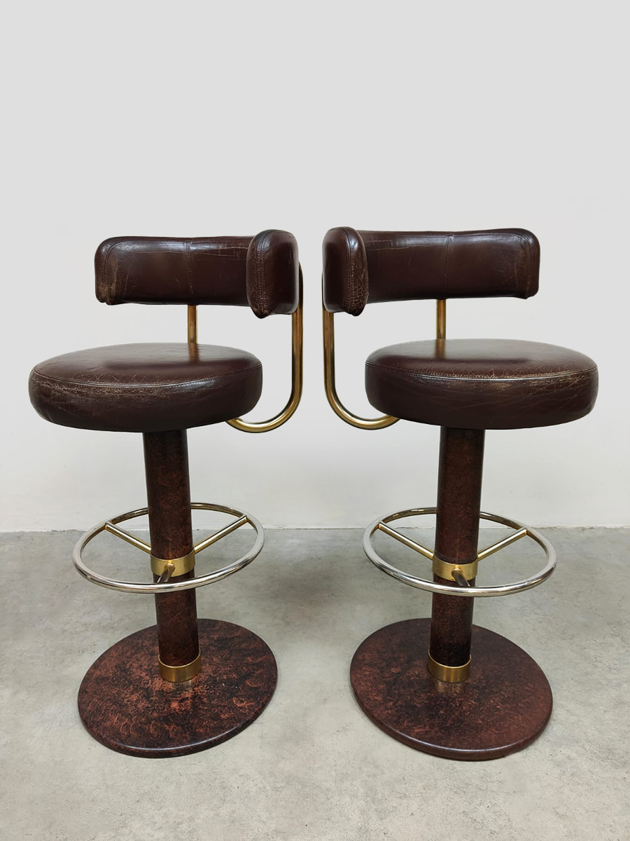 Midcentury interior styling Swedish design bar stools Jupiter Borje Johanson 1960