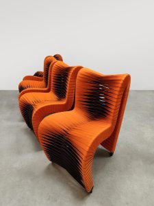 Funky seat belt dining chairs Phillips collection