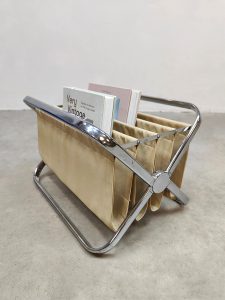 Vintage Italian design magazine holder Castelli