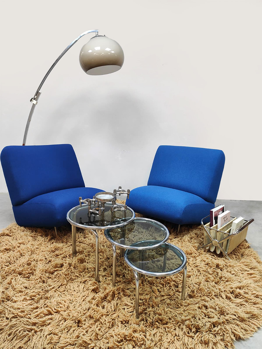 Vintage modular sofa chairs modulaire elementen bank fauteuils Theo Ruth Artifort