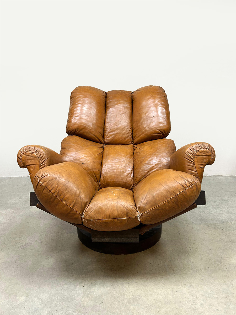 Vintage rare Koala lounge chair fauteuil O.F. Blaha 1960s