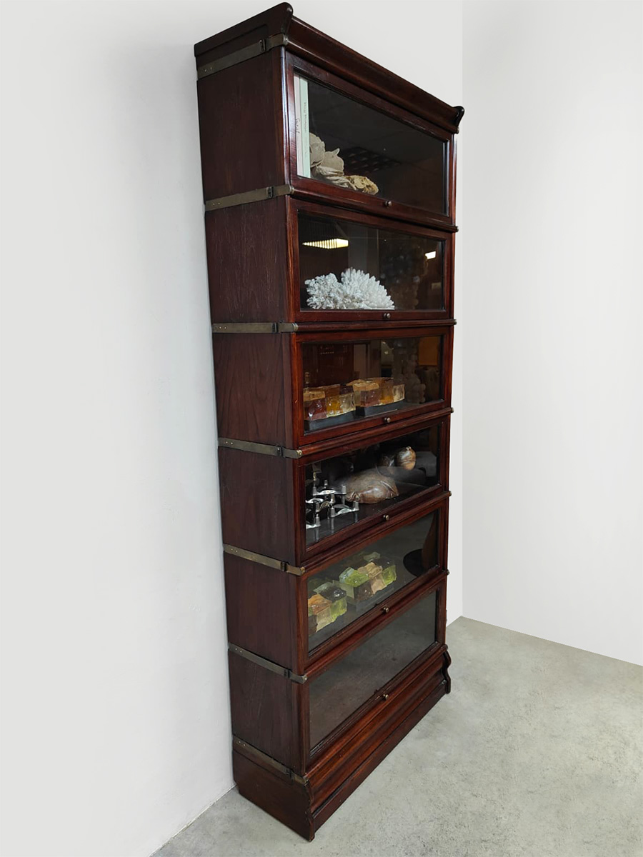 Vintage stackable bookcase showcase vitrine kast boekenkast Globe Wernicke style