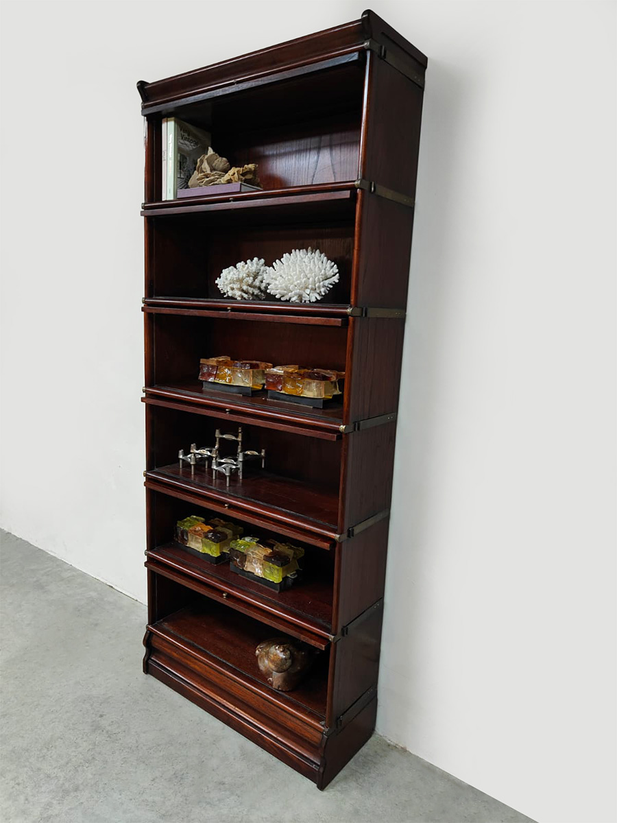 Vintage stackable bookcase showcase vitrine kast boekenkast Globe Wernicke style