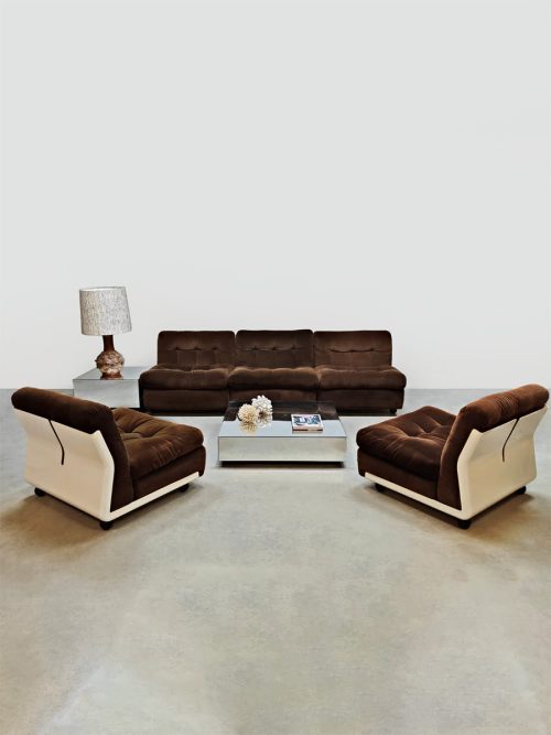 Italian vintage design modular sofa 'Amanta' modulaire elementen bank Mario Bellini C&B Italia