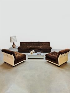 Italian vintage design modular sofa 'Amanta' Mario Bellini C&B Italia