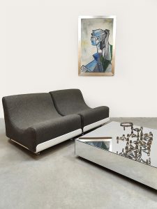 Vintage modular Orbis lounge chairs fauteuils Luigi Colani COR