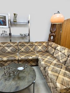 Vintage modular sofa 'Checkered dessin'