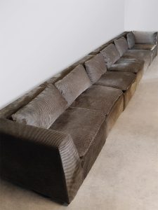 Vintage modular sofa modulaire elementen lounge bank COR ‘Checkered’ 1970