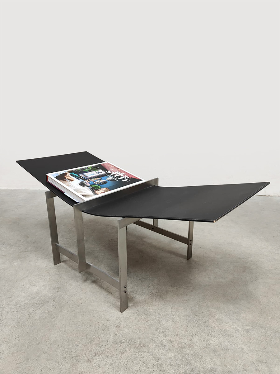 Dutch vintage design Manifold side table magazine holder Galerie Binnen