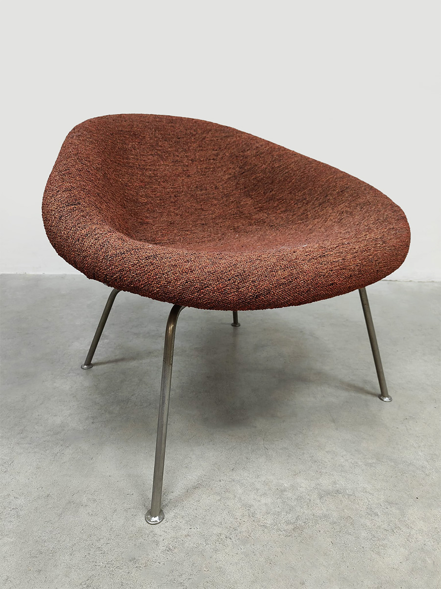 Vintage furniture design prototype chair lounge fauteuil Ir. J.G. Athmer 1950