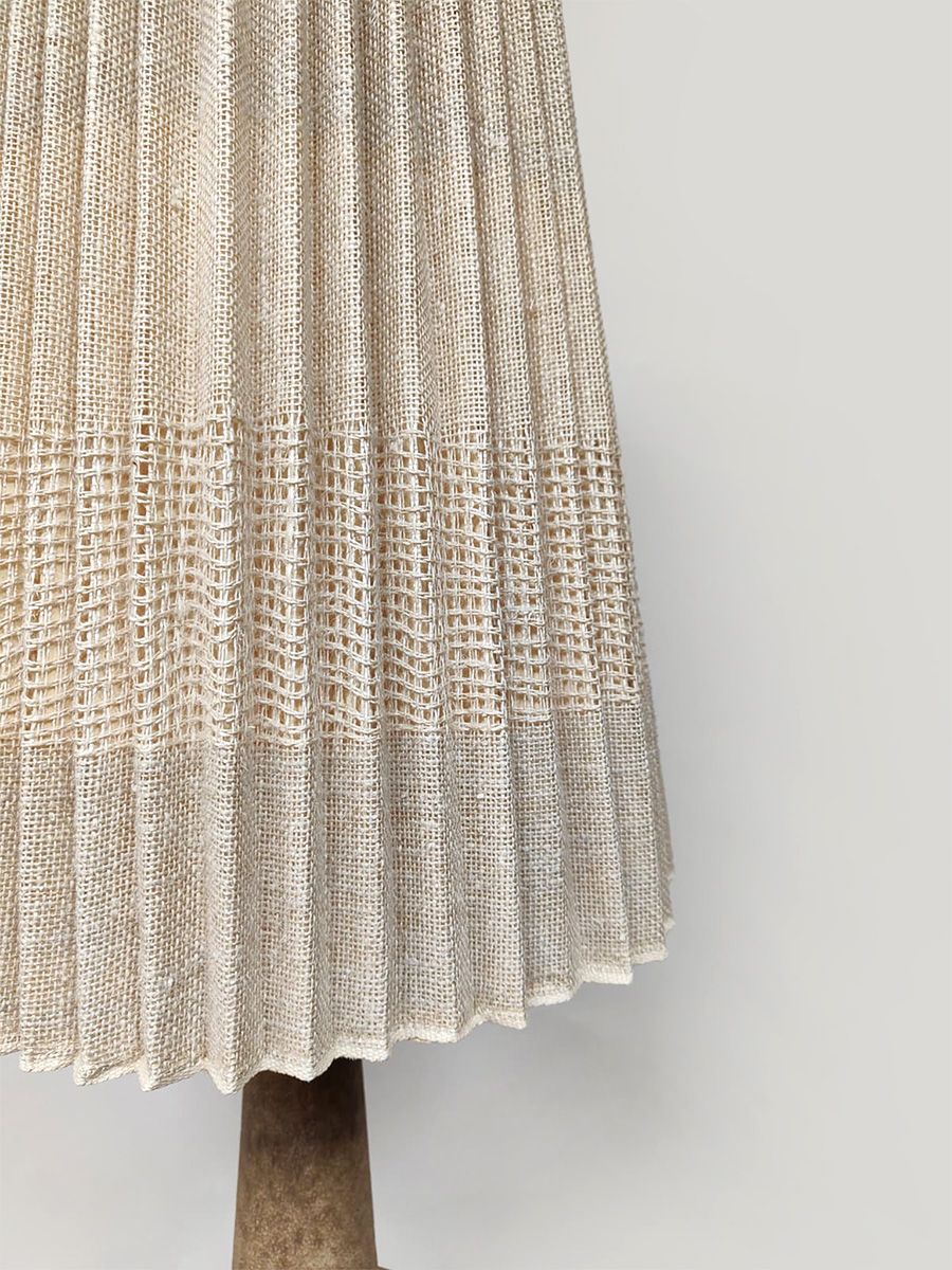 Midcentury interior design ceramic table lamp keramieken tafellamp Karlsruher Majolika 1960s